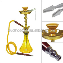 Gelbe hookah schöne design neue shisha nargile